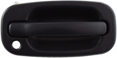 for Chevy Silverado 3500 Exterior Door Handle Front Passenger Side Textured Black 2001-2006 | with Key Hole | Trim: Base/Ls/Lt | GM1311129 | 15034986