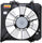 611290 Cooling Fan Assembly Compatible with 2009-2013 Honda FIT, Black