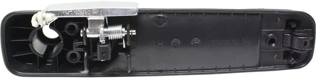 for Ram 1500 Exterior Door Handle Front, Driver Side Textured Black (2011-2017) | with Key Hole | Trim:All Submodels | CH1310160 | 55112383AD