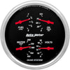 1410 Designer Black Quad Gauge,5.000 In.