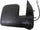 Dorman 955-1332 Passenger Side Power Door Mirror - Folding Compatible with Select Ford Models, Black