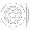 Centric Rear Disc Brake Rotor for 15-21 Ford Mustang (125.61111)