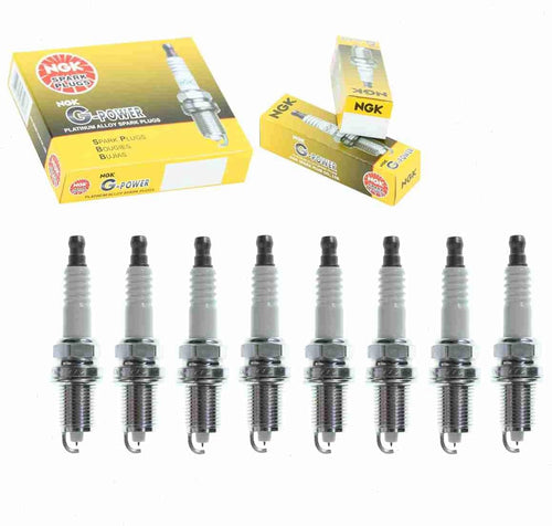 8 Pc NGK G-Power Spark Plugs Compatible with BMW 750Li 4.8L V8 2006-2008