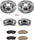 KCOE6961 Autospeciality Replacement Front Caliper Kit- OE Rotors, Ceramic Brake Pads, Calipers