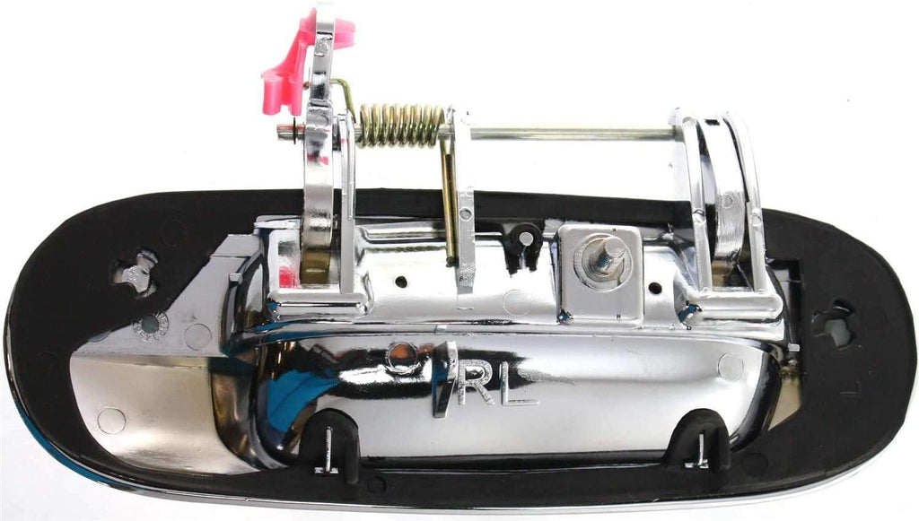 Front and Rear Exterior Door Handle Compatible with 2002-2009 GMC Envoy Set of 4 All Chrome Passenger and Driver Side