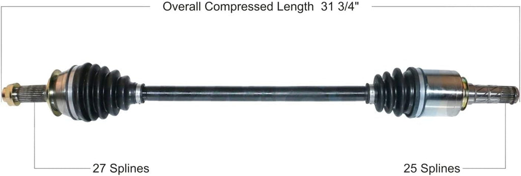 SB-8103 - Front Driver Side CV Axle Shaft