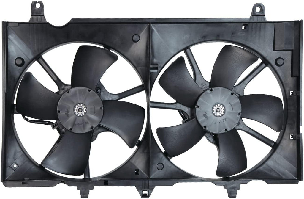 621810 Cooling Fan Assembly Compatible with 2007-2008 Nissan 350 Z , Black