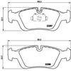 Brembo Front Disc Brake Pad Set for BMW (P06024)
