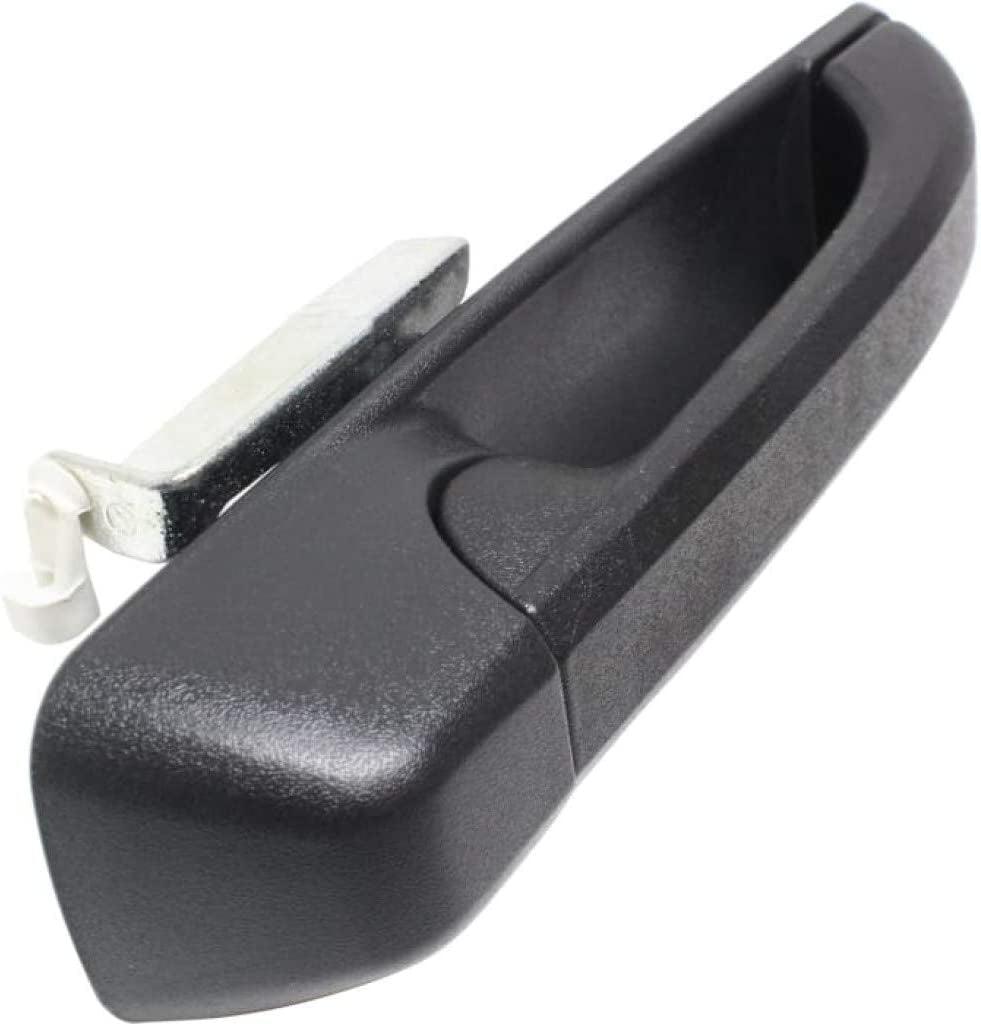 Compatible with Ram 2500 2011-2017 Exterior Door Handle Passenger Side Front or Rear Textured Black | Trim:All Submodels | CH1311160 | 55112384AD