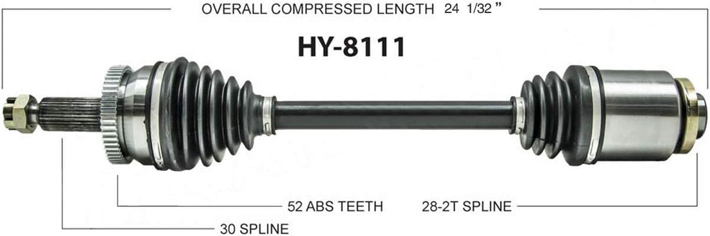 HY-8111 CV Axle