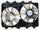 Four Seasons Dual Radiator and Condenser Fan Assembly for 10-15 CX-9 76321