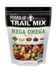 Power Up Mega Omega Gluten Free Vegan Trail Mix 3 Pack of 26 Oz. Resealable Bags