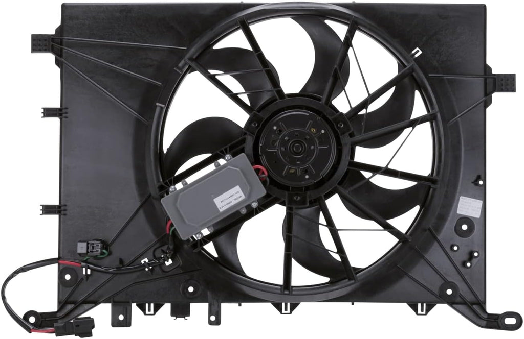 622140 Cooling Fan Assembly Compatible with 2001-2003 Volvo S60 , Black