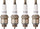 Autolite Platinum AP86 Automotive Replacement Spark Plugs (4 Pack)