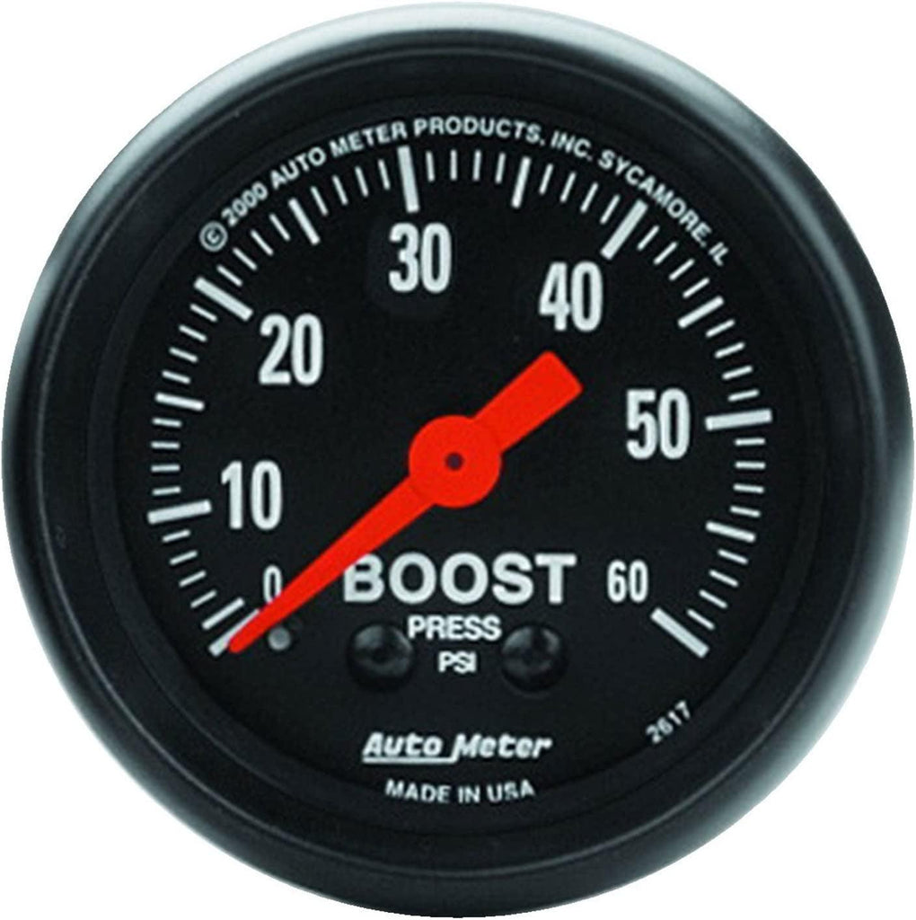 2617 Z-Series Mechanical Boost Gauge, 2.3125 In.