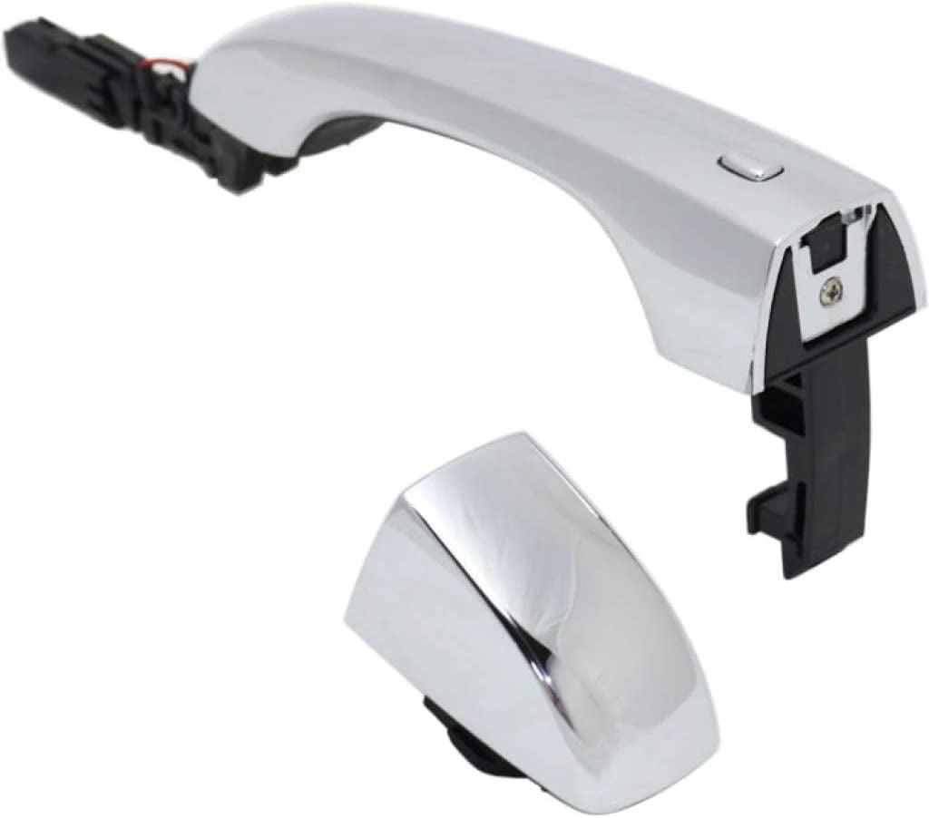 Compatible with Dodge Journey Exterior Door Handle 2011-2018 Passenger Side | Front | Chrome | Trim:All Submodels