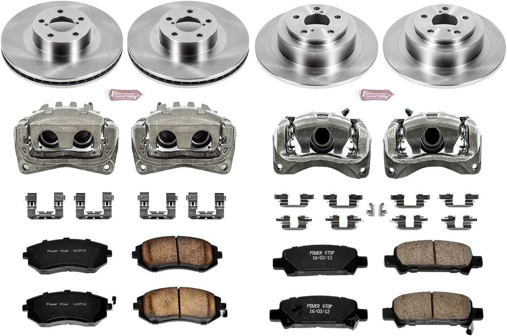 KCOE2751 Autospecialty 1-Click OE Replacement Brake Kit with Calipers