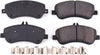17-1406, Z17 Front Ceramic Brake Pads with Hardware