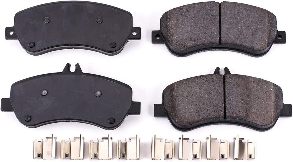 17-1406, Z17 Front Ceramic Brake Pads with Hardware