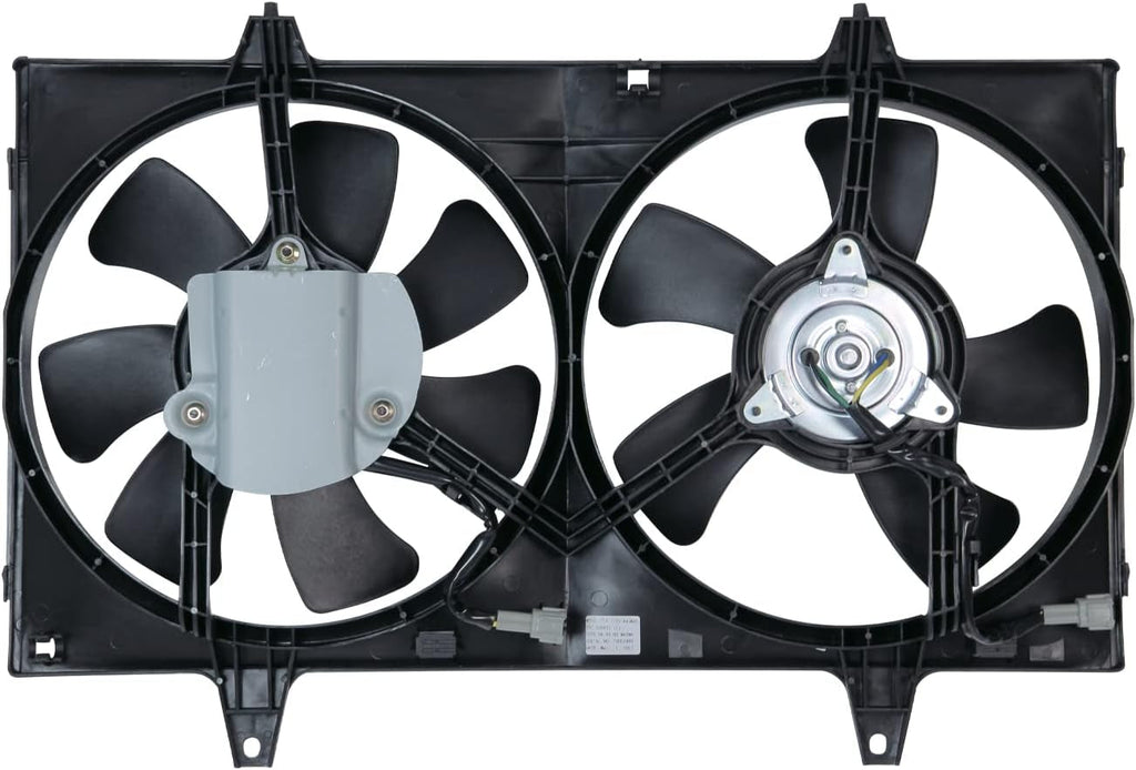 620050 Cooling Fan Assembly Compatible with 1996-1999 Nissan Maxima , Black