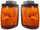Corner Light Set of 2 Compatible with 1987-1988 Toyota Pickup Plastic Amber Lens with Bulbs Driver and Passenger Side