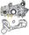 DNJ OP114 Oil Pump for 1990-1994 / Eagle, Mitsubishi, Plymouth/Eclipse, Laser, Talon / 1.8L / SOHC / L4 / 8V / 107Cid B, VIN T
