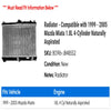 Radiator - Compatible with 1999 - 2005 Mazda Miata 1.8L 4-Cylinder Naturally Aspirated 2000 2001 2002 2003 2004