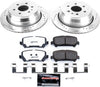 K7127-36 Rear Z36 Truck & Tow Brake Kit, Carbon Fiber Ceramic Brake Pads and Drilled/Slotted Brake Rotors