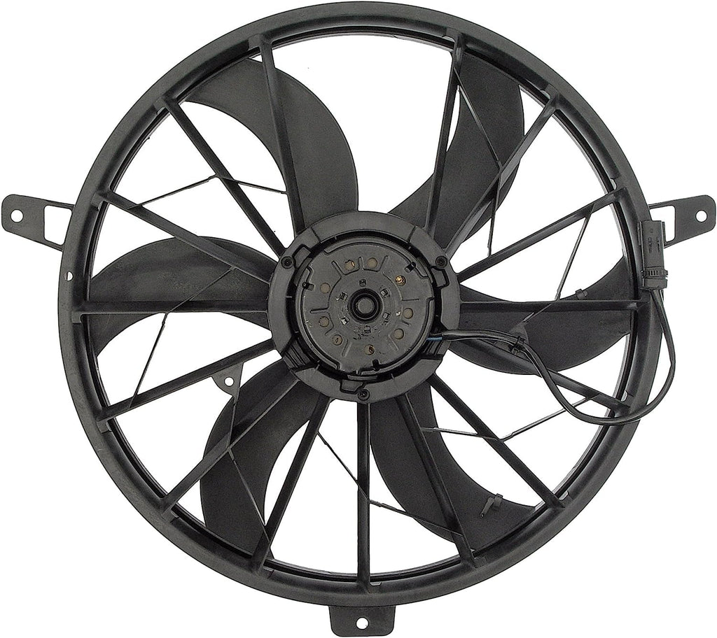 Dorman 620-010 Engine Cooling Fan Assembly Compatible with Select Jeep Models Black