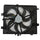 TYC 623090 Dual Radiator and Condenser Fan Assembly Fits 2014 Nissan Versa Note