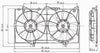 620860 Cooling Fan Assembly Compatible with 2002-2006 Toyota Camry