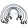 Spark Plug Wire Set for Thunderbird, Cougar, LTD, Mustang, Capri+More 924-1373