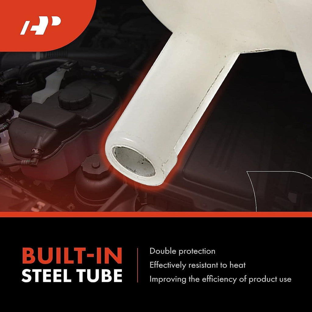 A-Premium Engine Coolant Overflow Recovery Reservoir Tank [W/Cap & Sensor] Compatible with Buick Skylark 1996-1998 & Oldsmobile Achieva & Pontiac Grand Am & Chevy Corsica 1995-1996, [2.4L 3.1L Only]