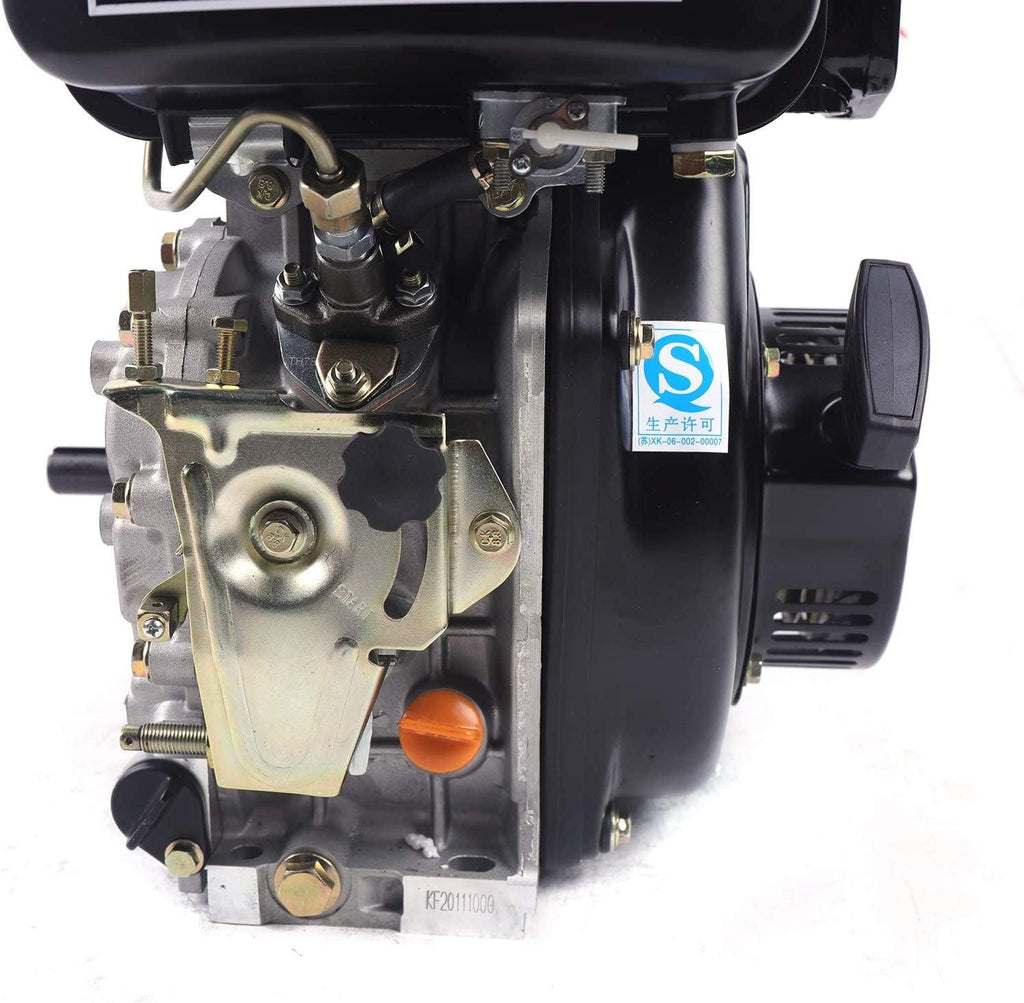 Diesel Motor Engine,3.6Kw 4 Stroke Single Cylinder Air Cooled Vertical Engine,Heavy Duty Diesel Motor Engine for Road Cutting Machine,Grinding Machine