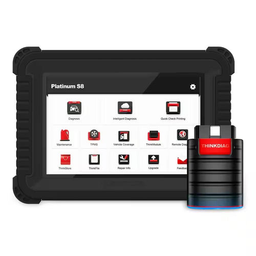 8 In. OBD2 Scanner Tablet Professional Vehicle Diagnostic Scan Tool PLATINUM S8