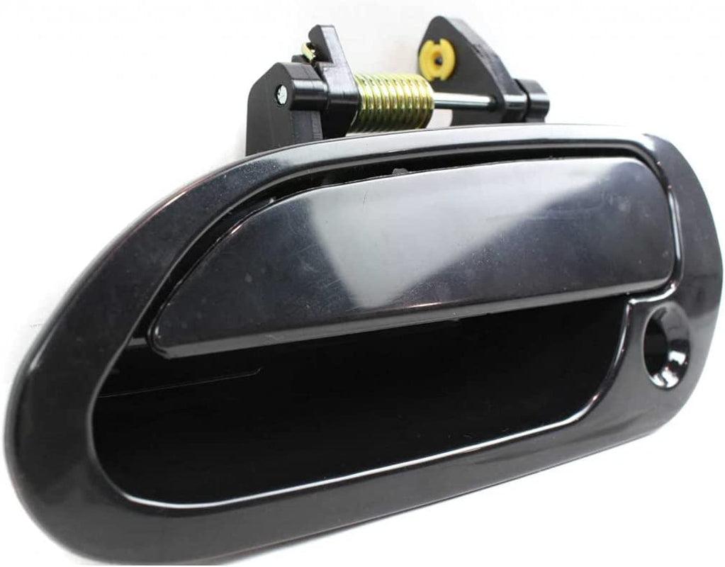 for Honda Accord Exterior Door Handle Front, Driver Side Smooth Black 1998-2002 | with Key Hole | Trim:All Submodels | HO1310112 | 72180S84A11