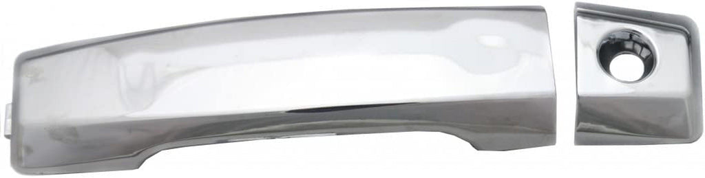 for Infiniti QX56 Exterior Door Handle Front, Driver Side Chrome (2004-2010) | with Key Hole| Trim:All Submodels
