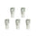 LED BULB REPLACEMENT T3 WEDGE WHITE 5 PACK - greatparts