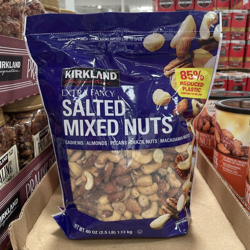 Kirkland Signature Extra Fancy Mixed Nuts, Salted, 2.5 Pounds