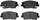 ADVICS AD2117 Disc Brake Pad Set