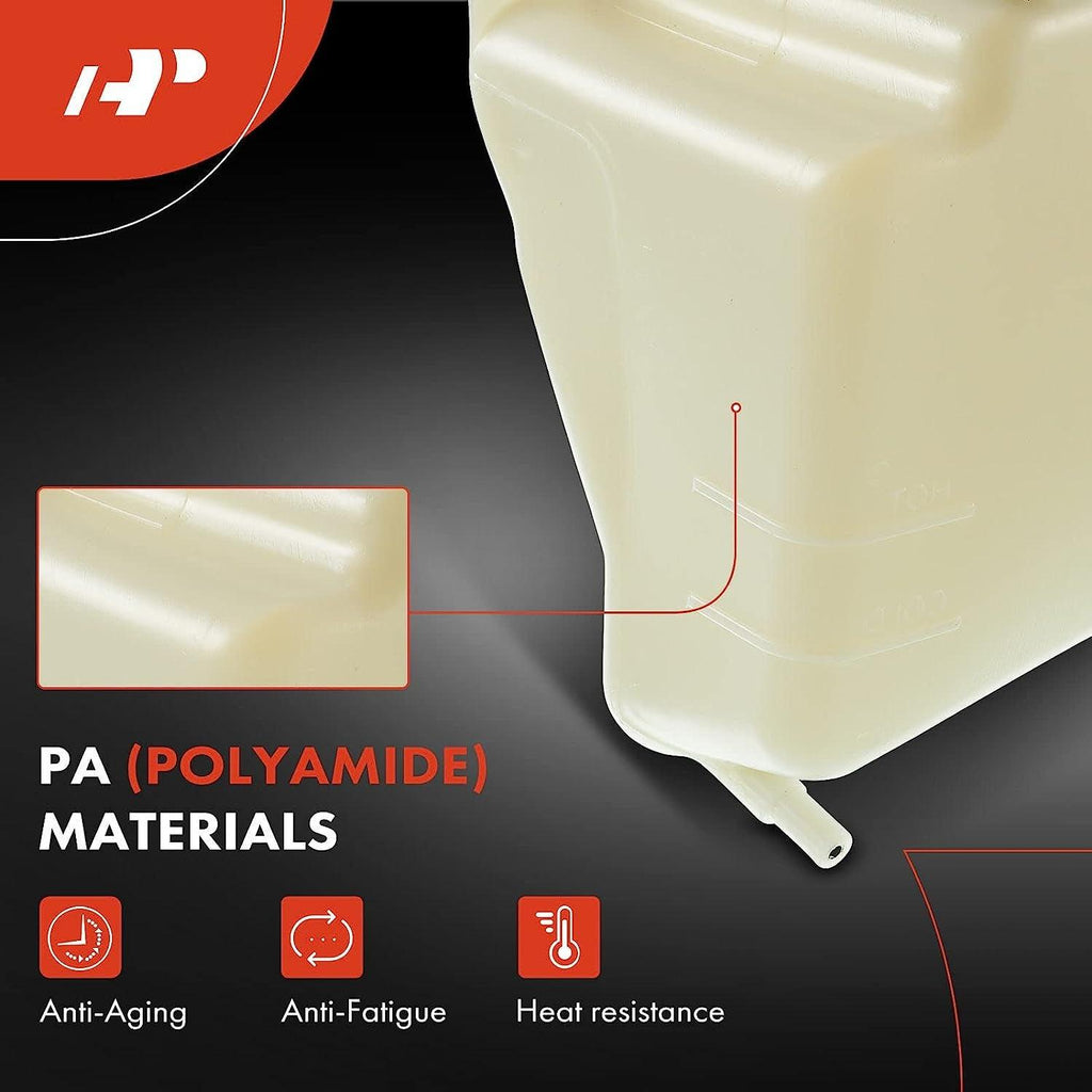 A-Premium Engine Coolant Overflow Recovery Reservoir Tank [With Cap] Compatible with Chevy Silverado 2500, Tahoe 1995-2000, Blazer 1992-1994 & GMC Yukon 1992-2000 & Cadillac Escalade, Replace 15650373