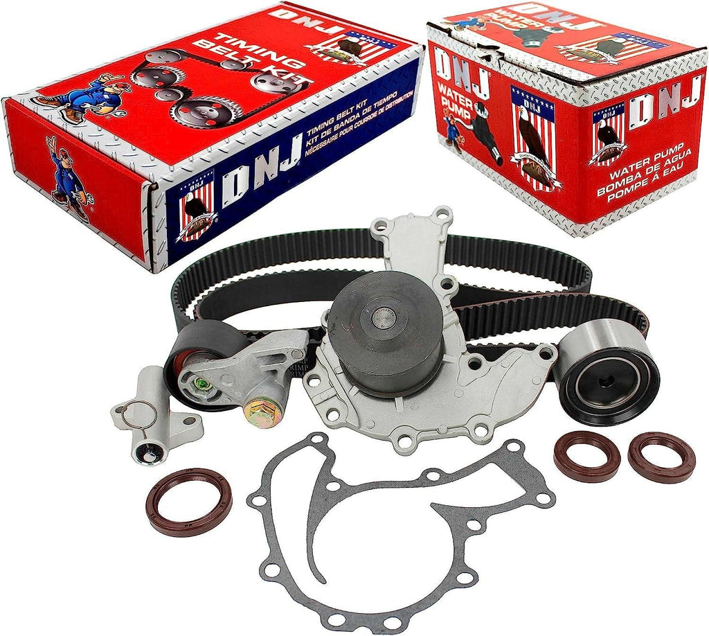 DNJ TBK351WP Timing Belt Kit with Water Pump/For 1995-1997 / Acura, Honda, Isuzu/Passport, Rodeo, SLX, Trooper / 3.2L / SOHC / V6 / 24V / 3165Cc / 6VD1
