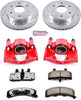 KC1970-36 Z36 Truck & Tow Front Caliper Kit-Drilled/Slotted Brake Rotors, Carbon-Fiber Ceramic Brake Pads, Calipers