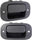 Interior Door Handle Set Compatible with 2005-2010 Dodge Dakota, Fits 2006-2009 Mitsubishi Raider, Fits 2011 Ram Dakota Rear, Driver and Passenger Side Black