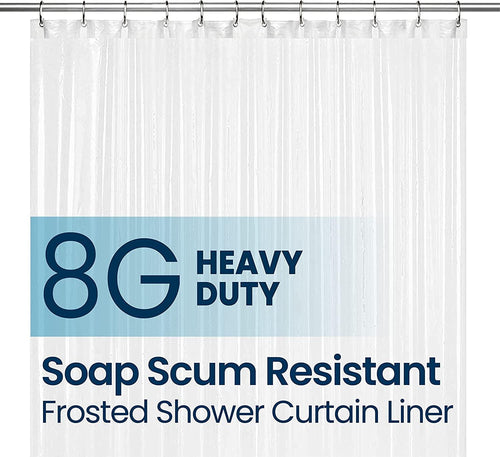 PEVA 8G Bathroom Shower Curtain Liner, 72