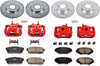 KC2725 Z23 Evolution Sport 1-Click Brake Kit with Powder Coated Calipers (Brake Pads, Drilled/Slotted Rotors)