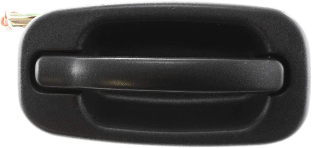 Front and Rear Door Handle Compatible with 2004-2006 Chevrolet Silverado 1500/GMC Sierra 1500 outside Set of 4 Textured Black Fits 2007 Classic Passenger and Driver Side