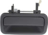 for Honda Passport Exterior Door Handle Rear, Driver Side Textured Black (1994-1997) | Trim: LX/DX/EX