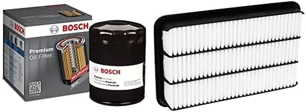 Bosch 3311 & 5079WS Premium Oil Filter and Air Filter Bundle