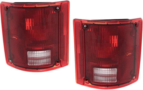 For 1973-1991 Chevy Blazer Pair Rear Tail Lights Driver and Passenger Side Assembly Unit GM2806102 GM2807102 | 5965771 5965772